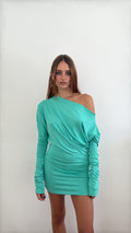 Turquoise Mini Dress